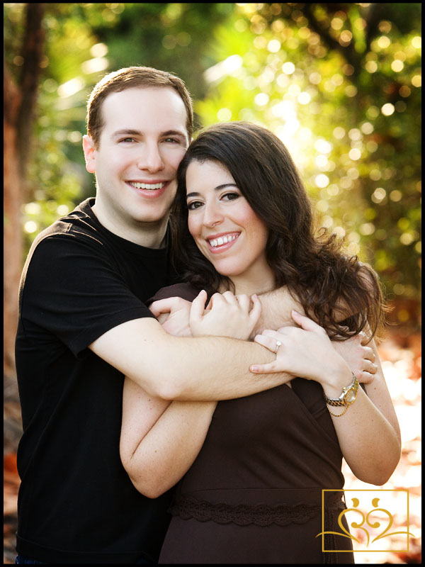 Julie & Jason in a beautiful forest setting on Virginia Key. Julie and Jason...I just love the way they hold each other.