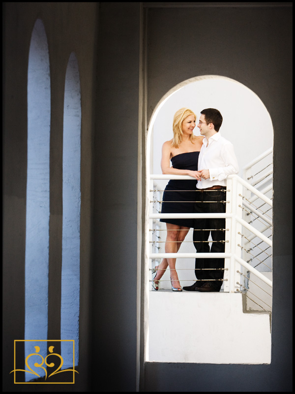 Love the leading lines and archway leading your eye to these two.