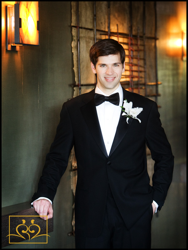 Bradley makes for a very handsome groom. Bradley makes a very handsome groom; could be model material.