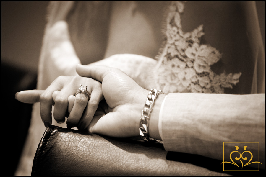 During the Ketubah signing, a tender moment! Reaching out to each other during the Ketubah signing...moments like this are wonderful.