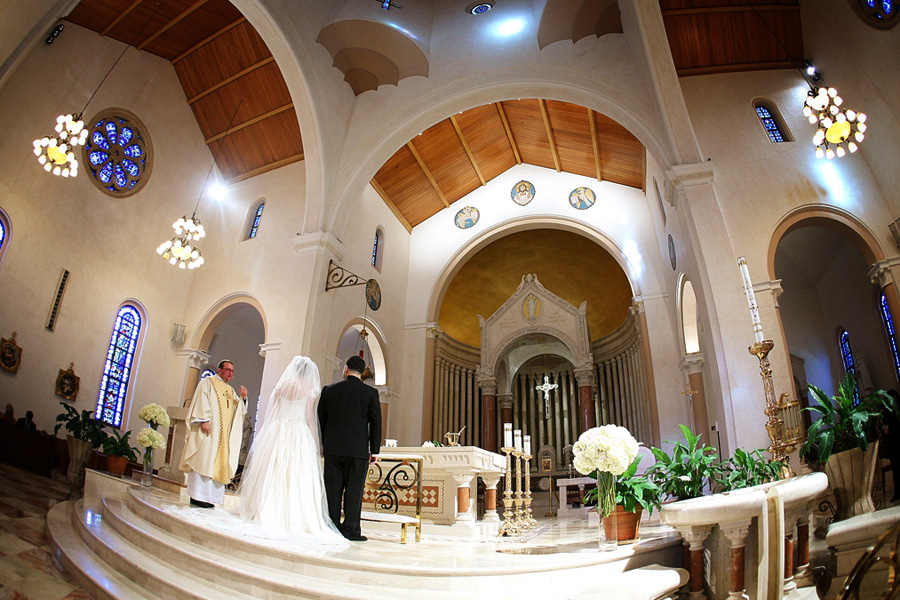 Miami Beach wedding ceremony at St Patrick Catholic Church A stunning setting St Patrick Catholic Church makes for any special occasion.