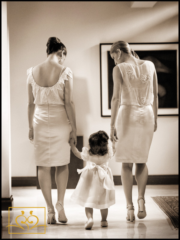 Miami Wedding Photography A quiet moment...also wearing Nicole Valle designed dresses