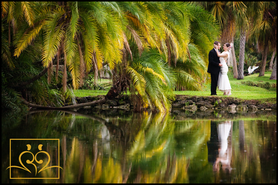 Miami Wedding Photography Not a setting more romantic than at the Fairchild Tropical Botanic Garden