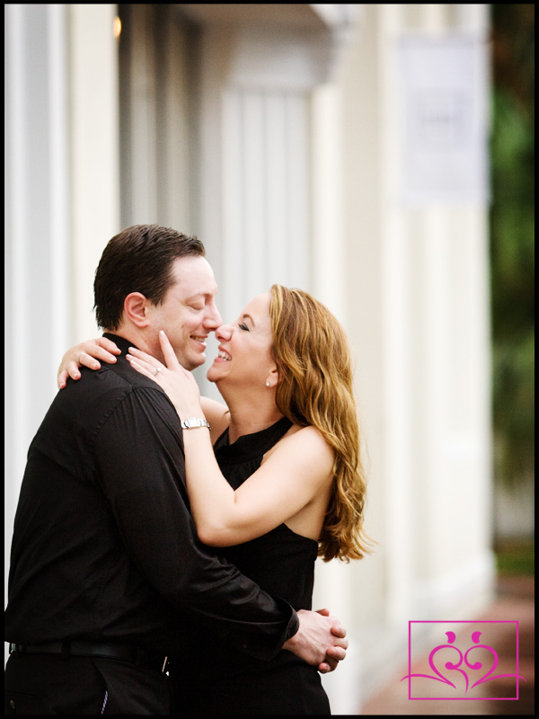 Lincoln Road Miami Beach engagement portrait