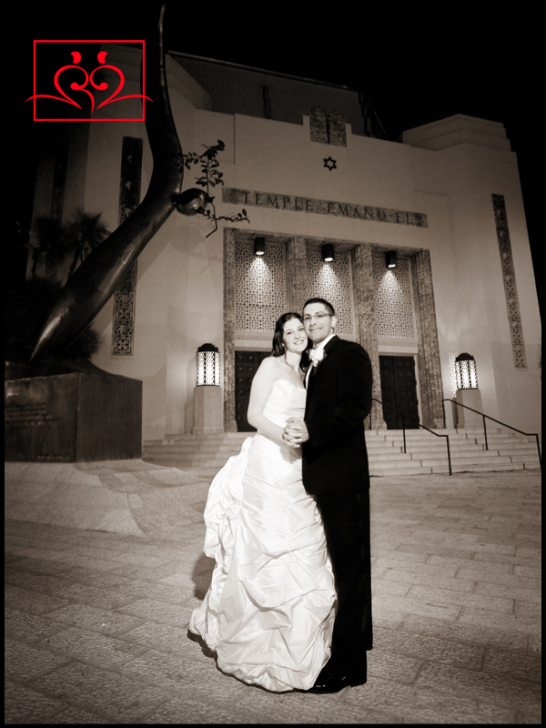 Temple Emanu-El Wedding Photographer