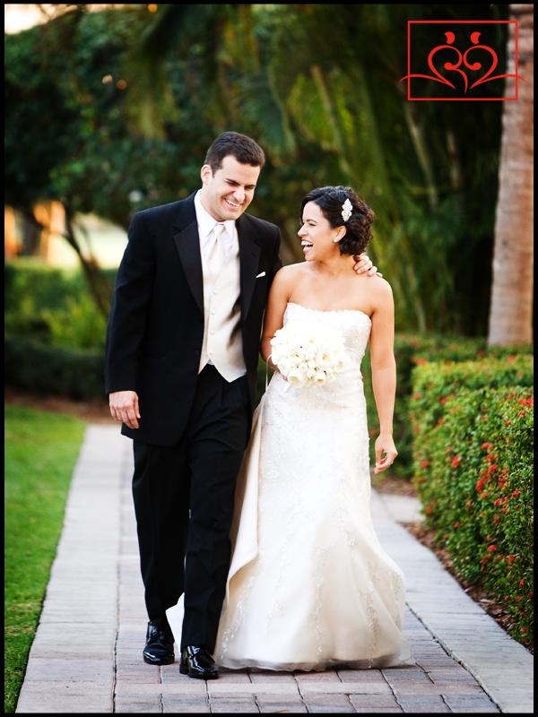 Miami Wedding Romantic Wedding Bride and Groom