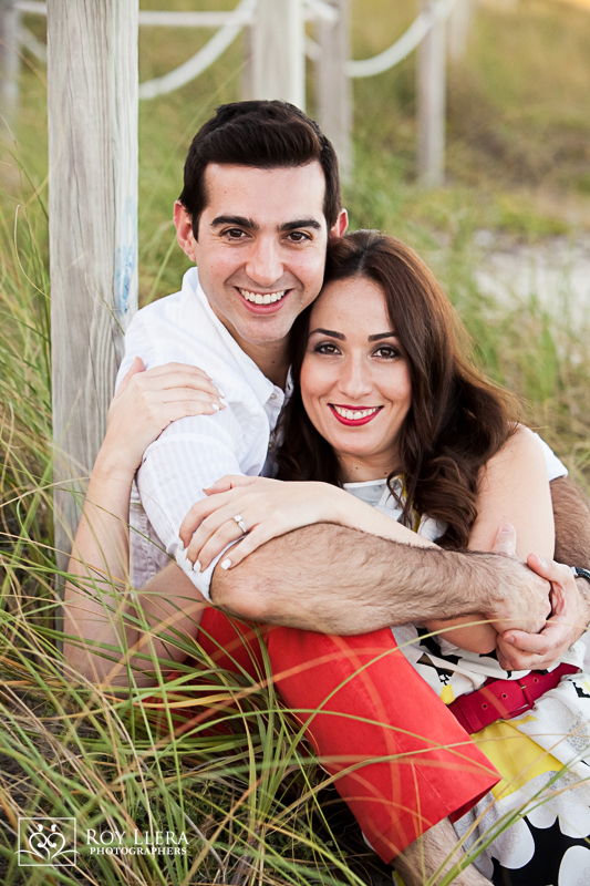 beach miami engagement