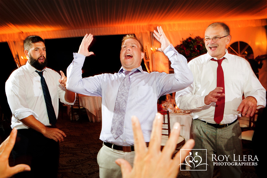 Dancing at wedding reception